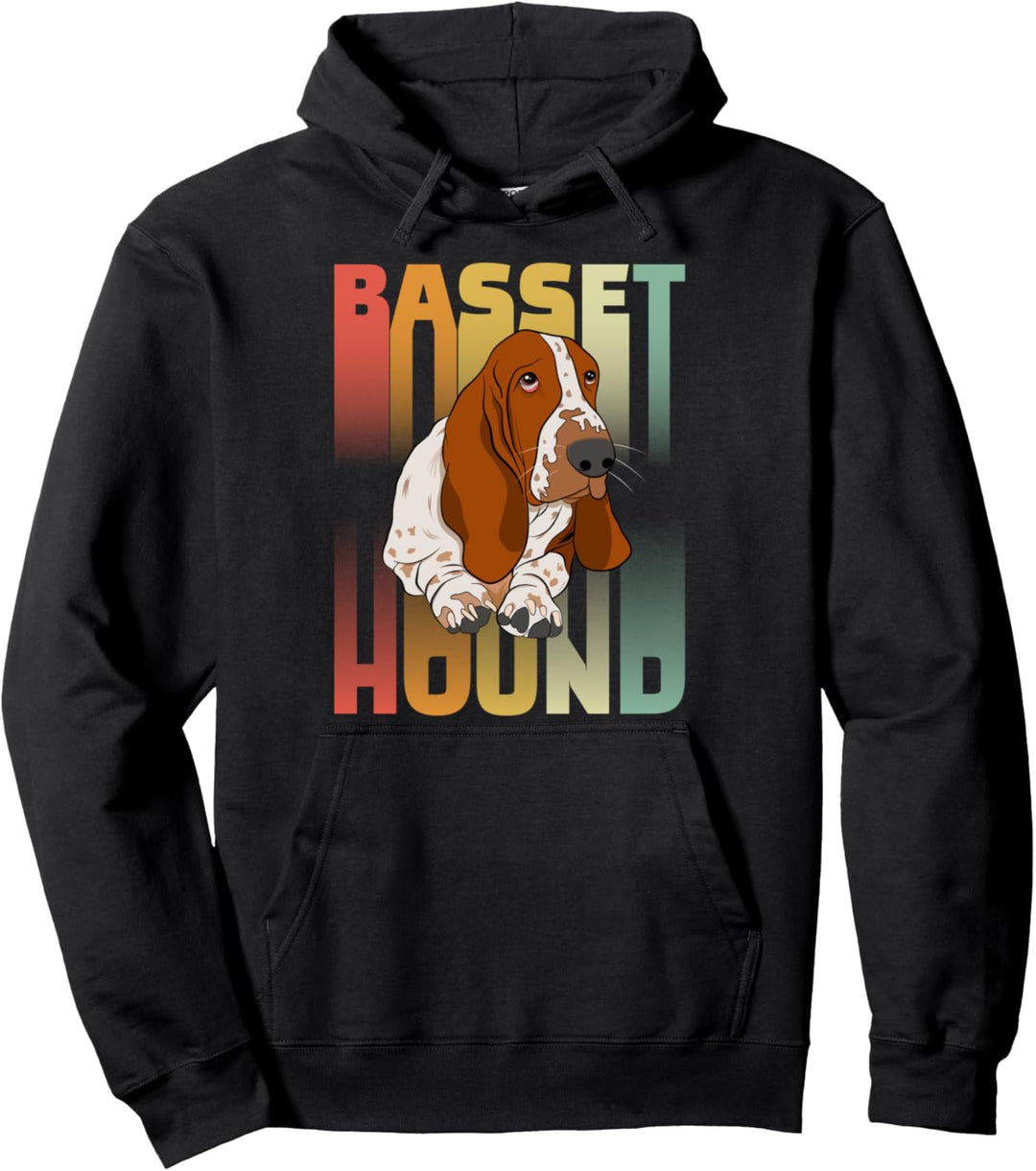 Lustiges Basset Hound Welpe Slogan Geschenk Pullover Hoodie