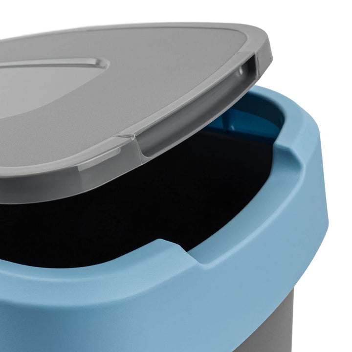 PAFEN 4x Mülleimer SET Mülltrennung 25L - 41 x 30 x 61,5cm - Abfallbehälter Mülltonne mit Spezialkla