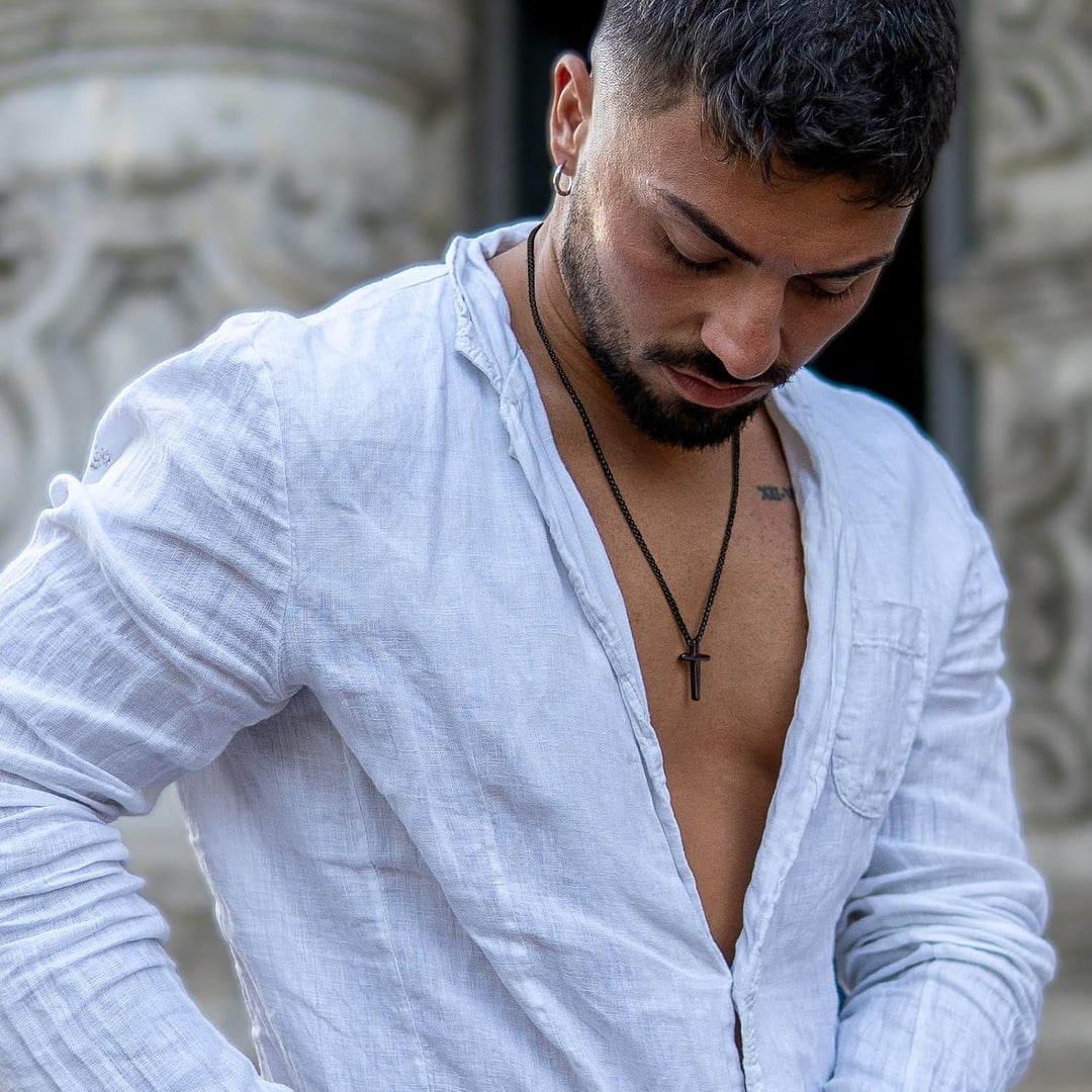 SERASAR Premium Halskette Herren [Lord] | Rostfreier Edelstahl | Stabile Kette | Sicherer Verschluss