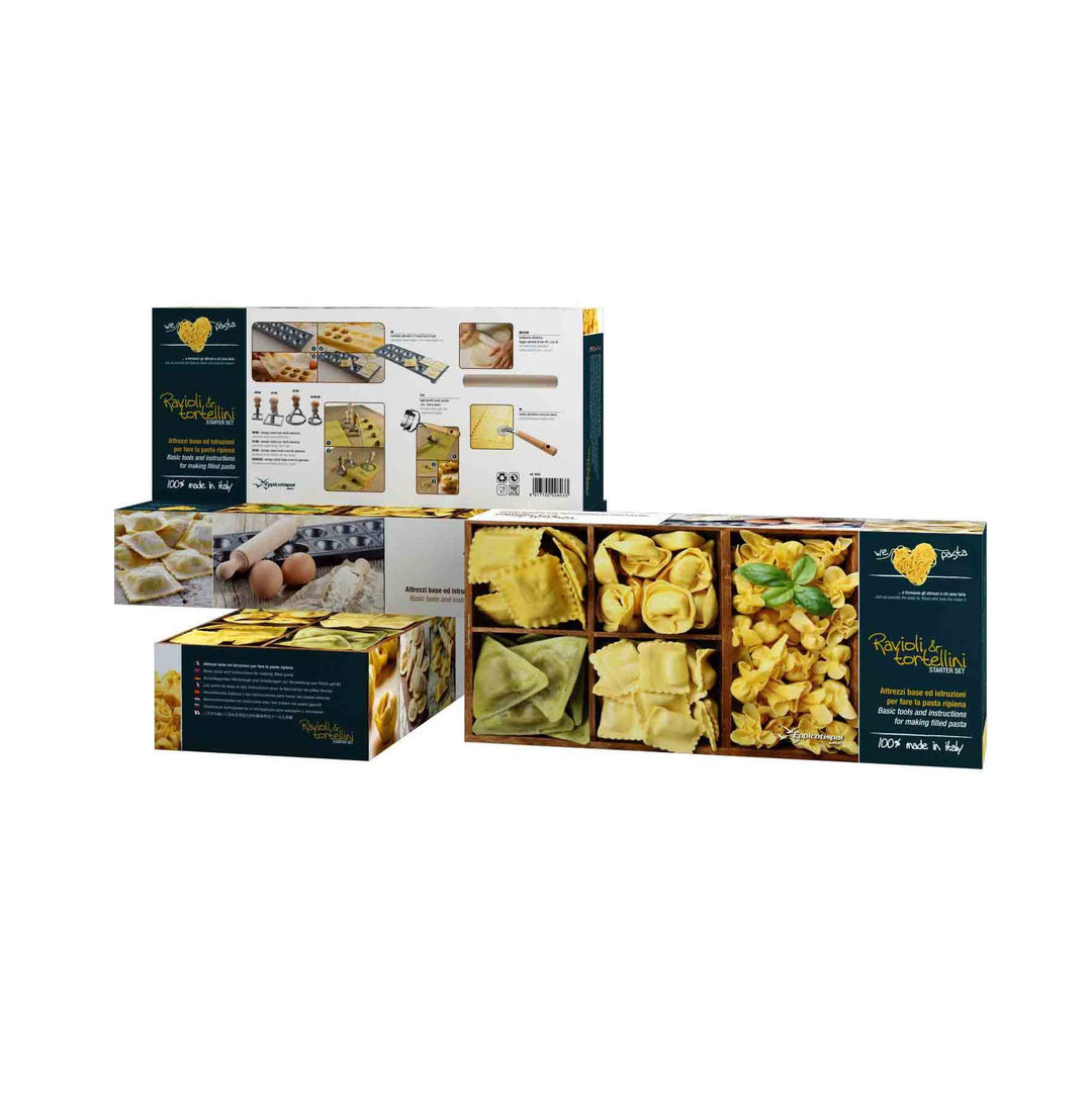 RAVIOLI &amp; TORTELLINIG STARTER-SET 8-TEILIG -MADE IN ITALY