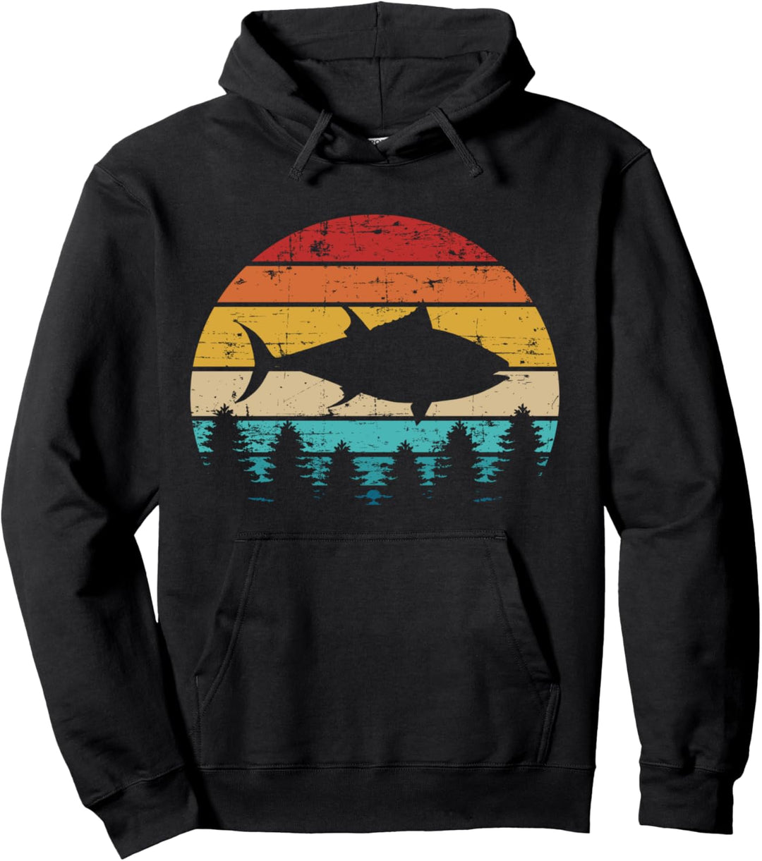 Thunfisch vintage retro Pullover Hoodie