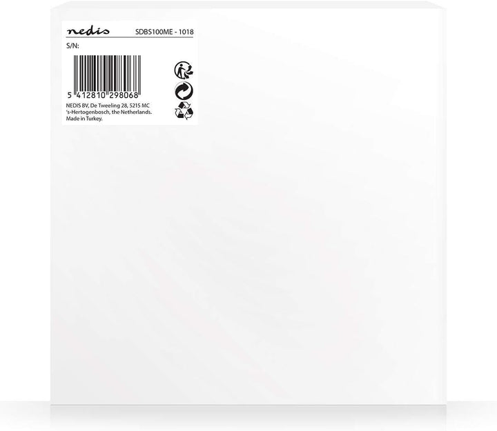 Nedis - Satellit Ständer Balcon - 1 x 50 x 50 x - Stahl 1 x 50 x 50 cm Silber, 1 x 50 x 50 cm Silber