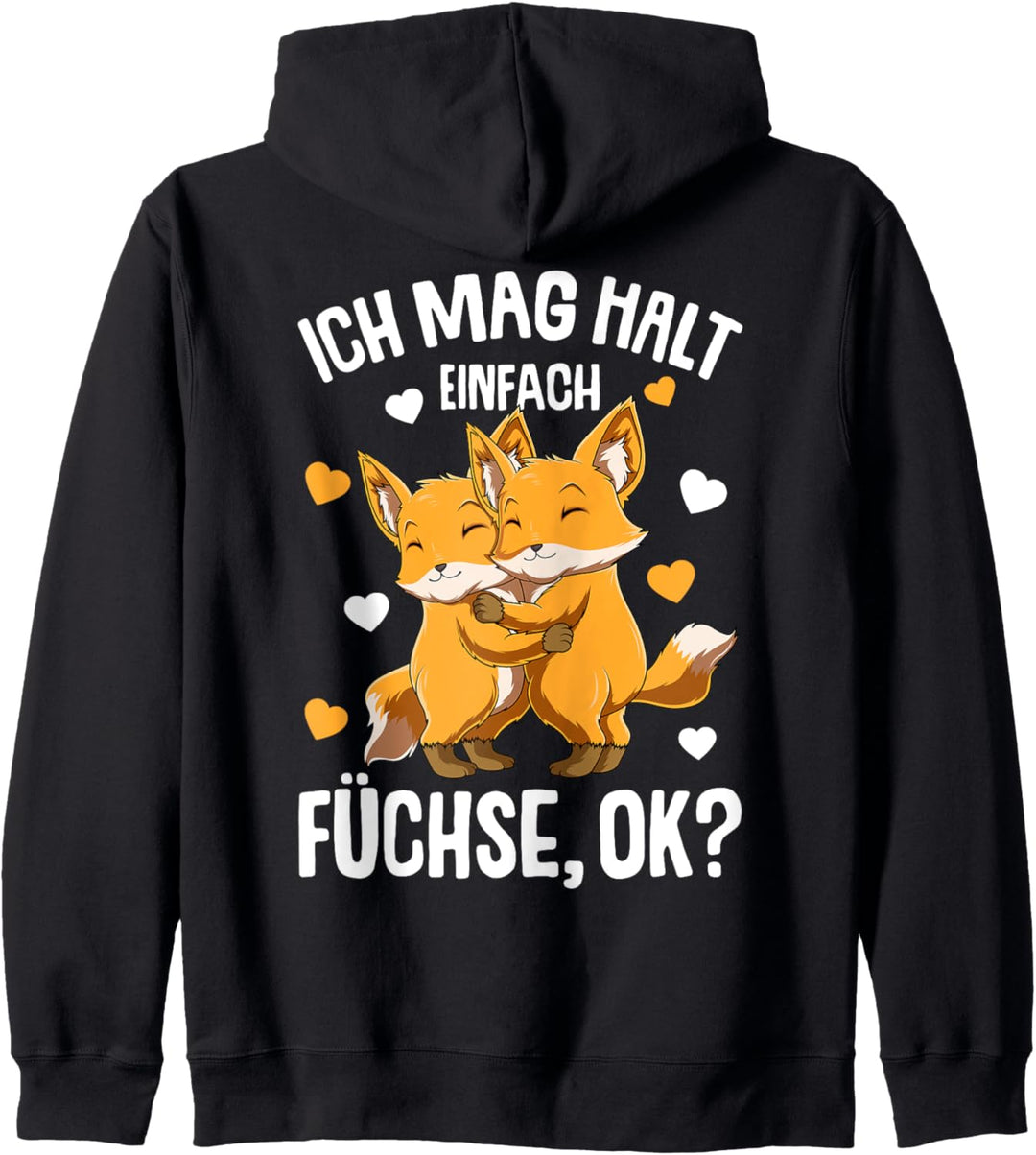 Fuchs Ich mag halt Füchse Kinder Mädchen Damen Kapuzenjacke