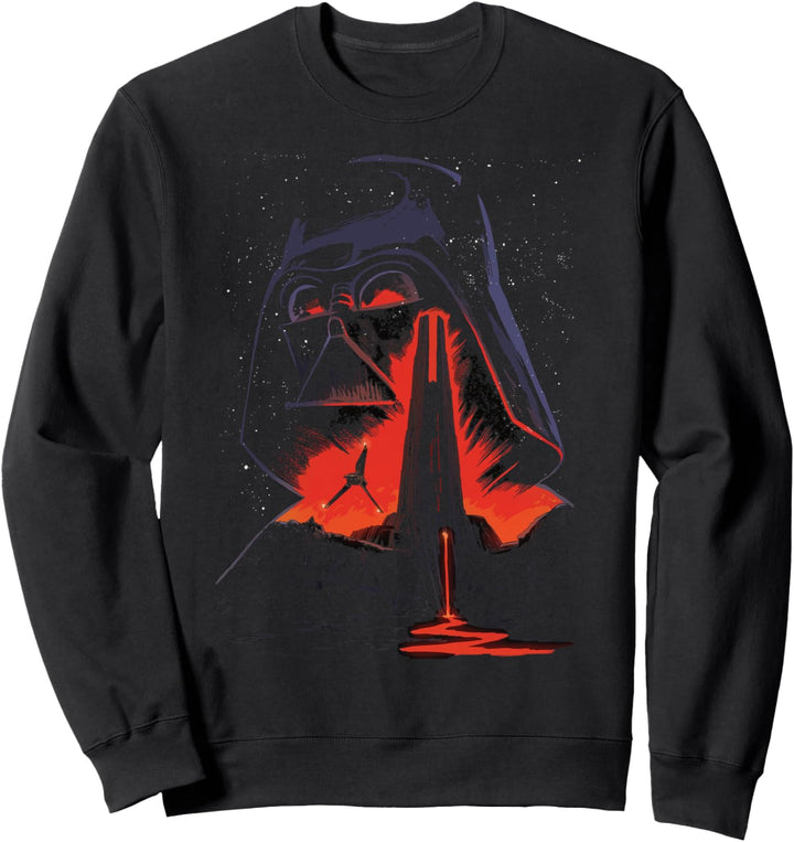 Star Wars Darth Vader Mustafar Poster Sweatshirt