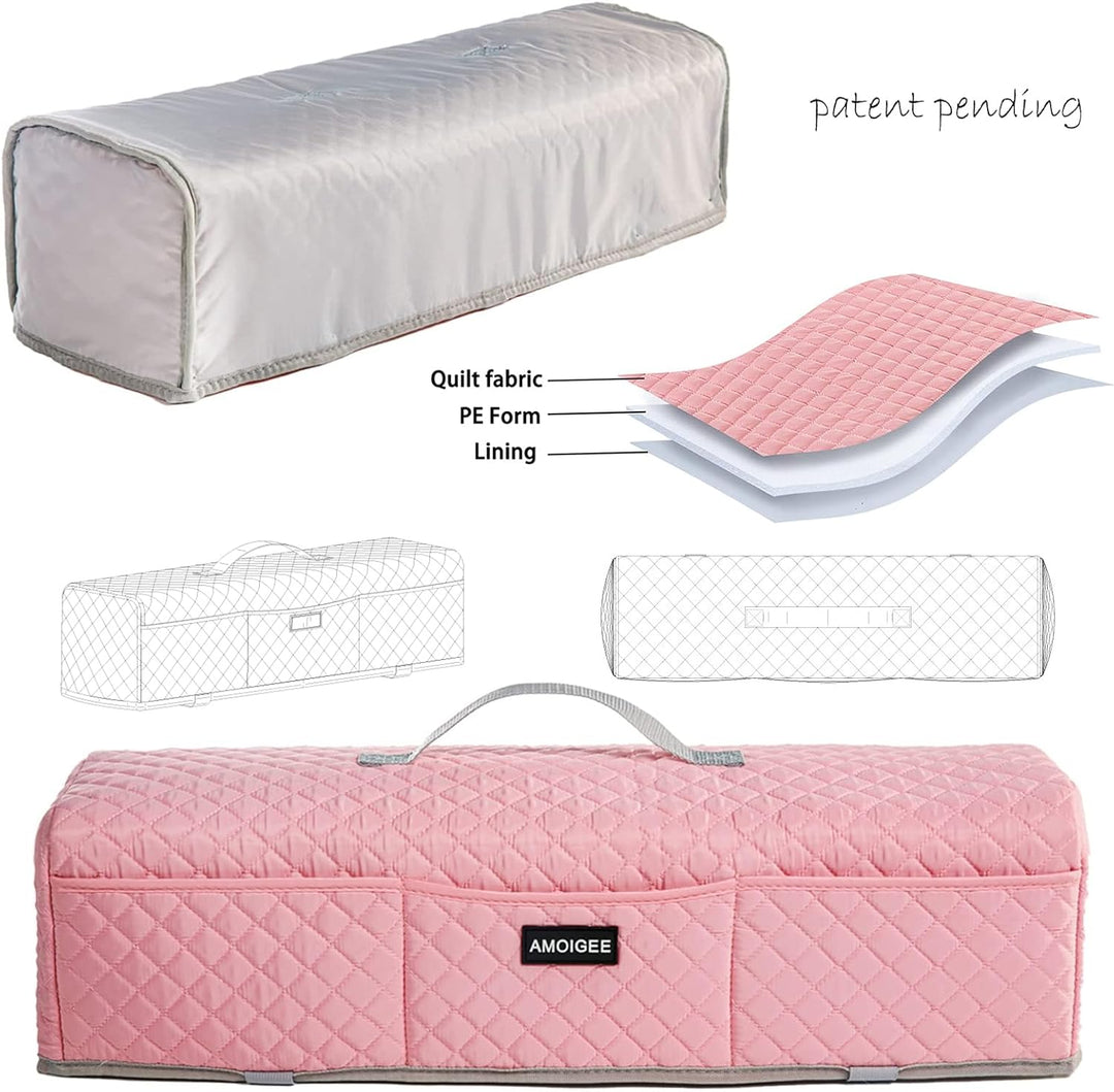AMOIGEE Gepolsterter Staubschutz, kompatibel mit Cricut Maker, Cricut Maker 3, Explore Air 2, Cricut