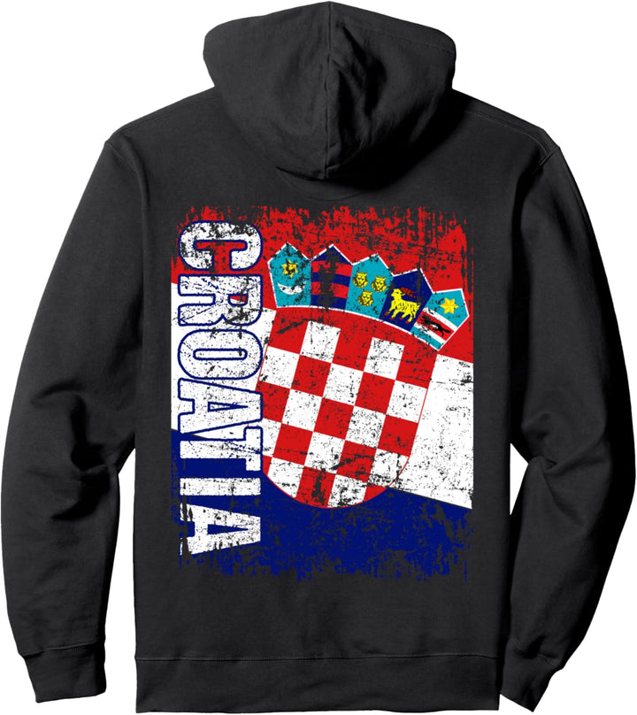 KROATIEN Flagge Damen Herren Kinder KROATIEN Pullover Hoodie