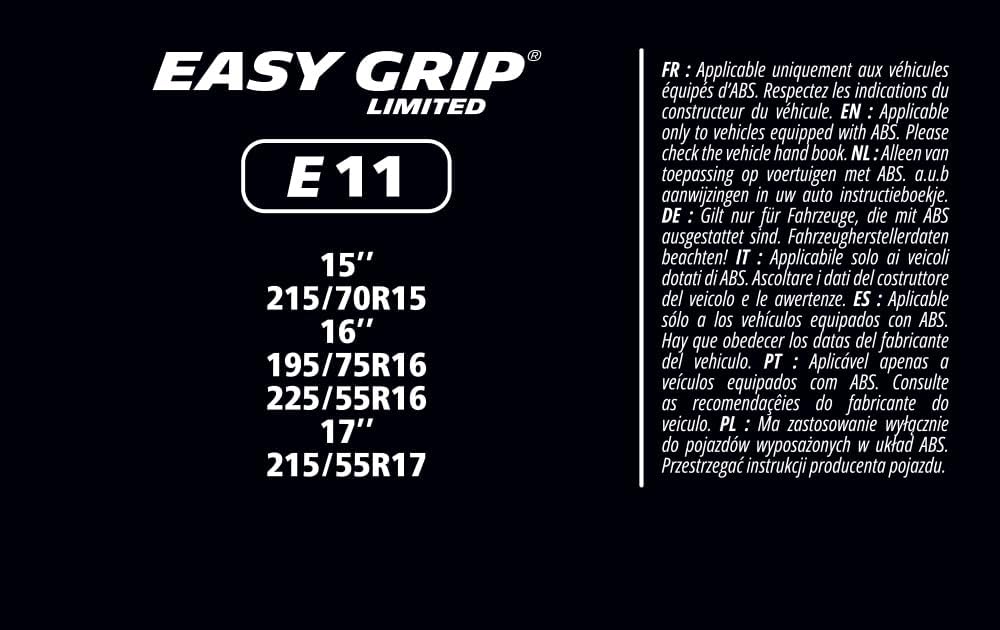 MICHELIN Schneekette Easy Grip Limited 11 E11, E11