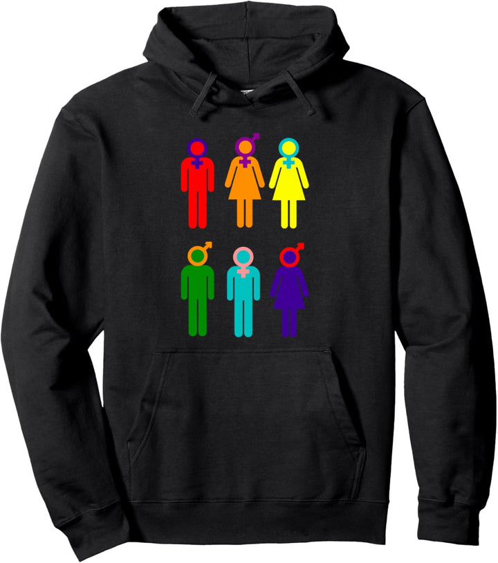 Genders Pride Lgbtq Regenbogen Transgender Bisexuelle Liebe Pullover Hoodie