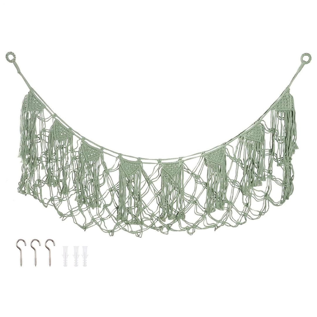 Hängematte für Plüschtiere | Ästhetischer Wand-Organizer - Stricknetz für Plüschpuppen Organizer für