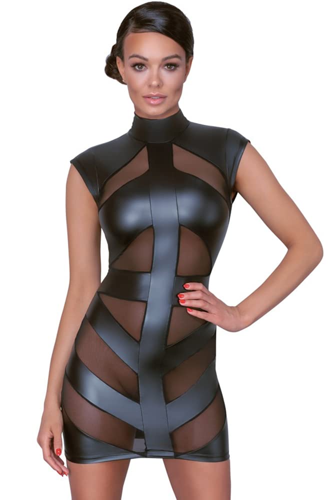 Cottelli PARTY Damen Kleid-27179051021 Kleid, Schwarz, S