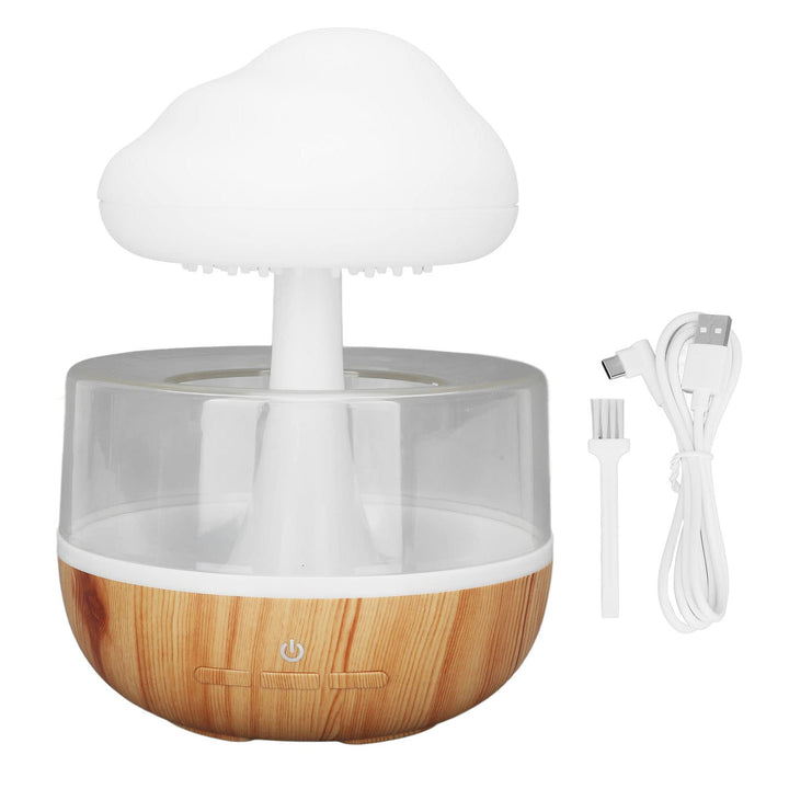 ciciglow Regenwolken-Luftbefeuchter, Wassertropfen, Aromatherapie-Diffusor für ätherische Öle mit 7