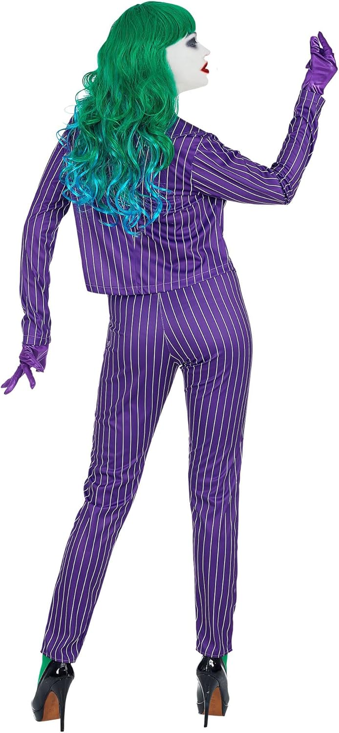 "EVIL CLOWN" (jacket with shirt and vest, pants, gloves) - (L), L