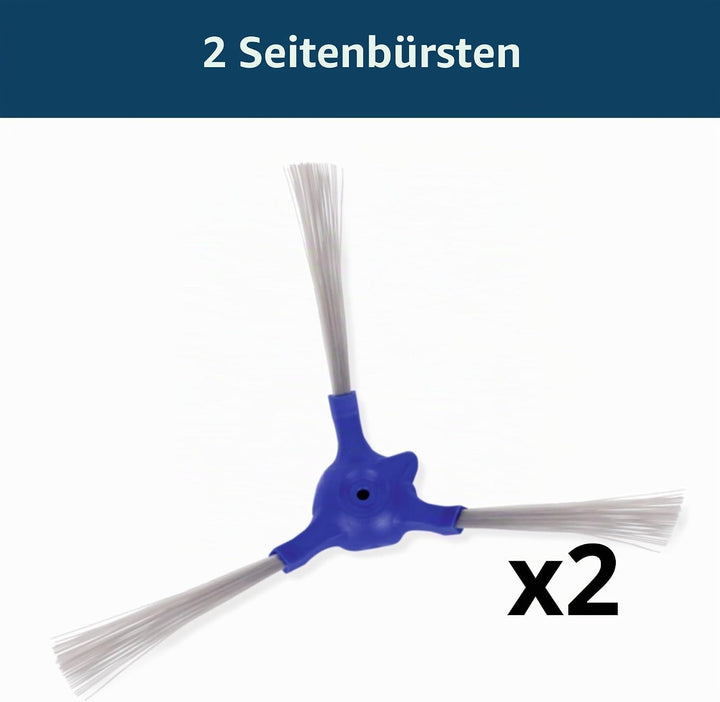 Rowenta ZR720002 Watch, Resin, Schwarz Seitenbürsten und Allergy Care Roboter Filter Serie 40, Seite