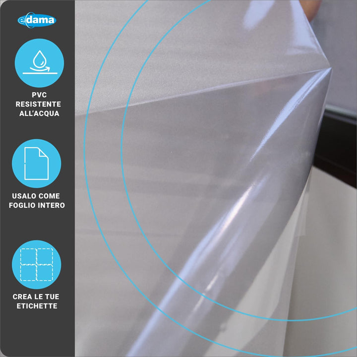 Transparentes Druckerpapier für Inkjetdrucker, 10 Blatt, A3