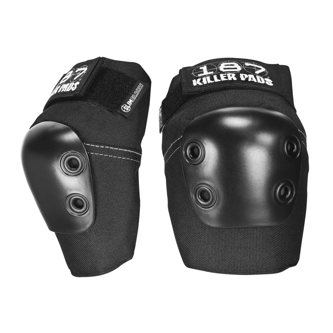 Killer Pads Schutzausrüstung Elbowpads Slim XL Schwarz, XL Schwarz