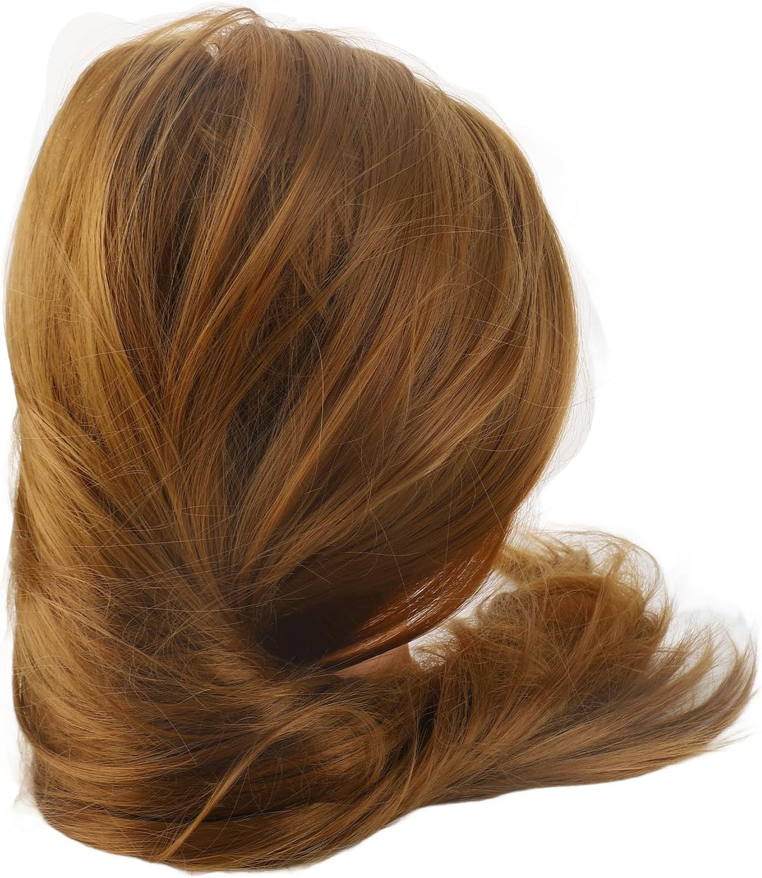 Frisierkopf, Blonder Mannequin-Kopf aus Echthaar mit Ständer Schminkkopf Frisurenkopf Friseur-Übungs