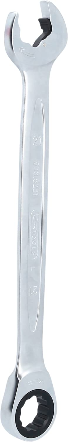 KS Tools KS 504 Tools 503.5221 DUO GEARplus Ringmaulschlüssel,Maul-Ratschenfunktion 21mm, 21mm
