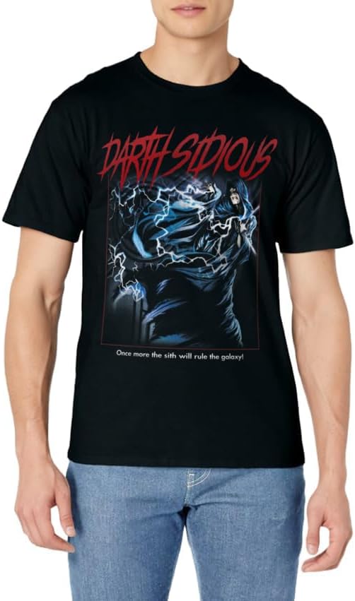 Star Wars Halloween Darth Sidious Dark Portrait T-Shirt
