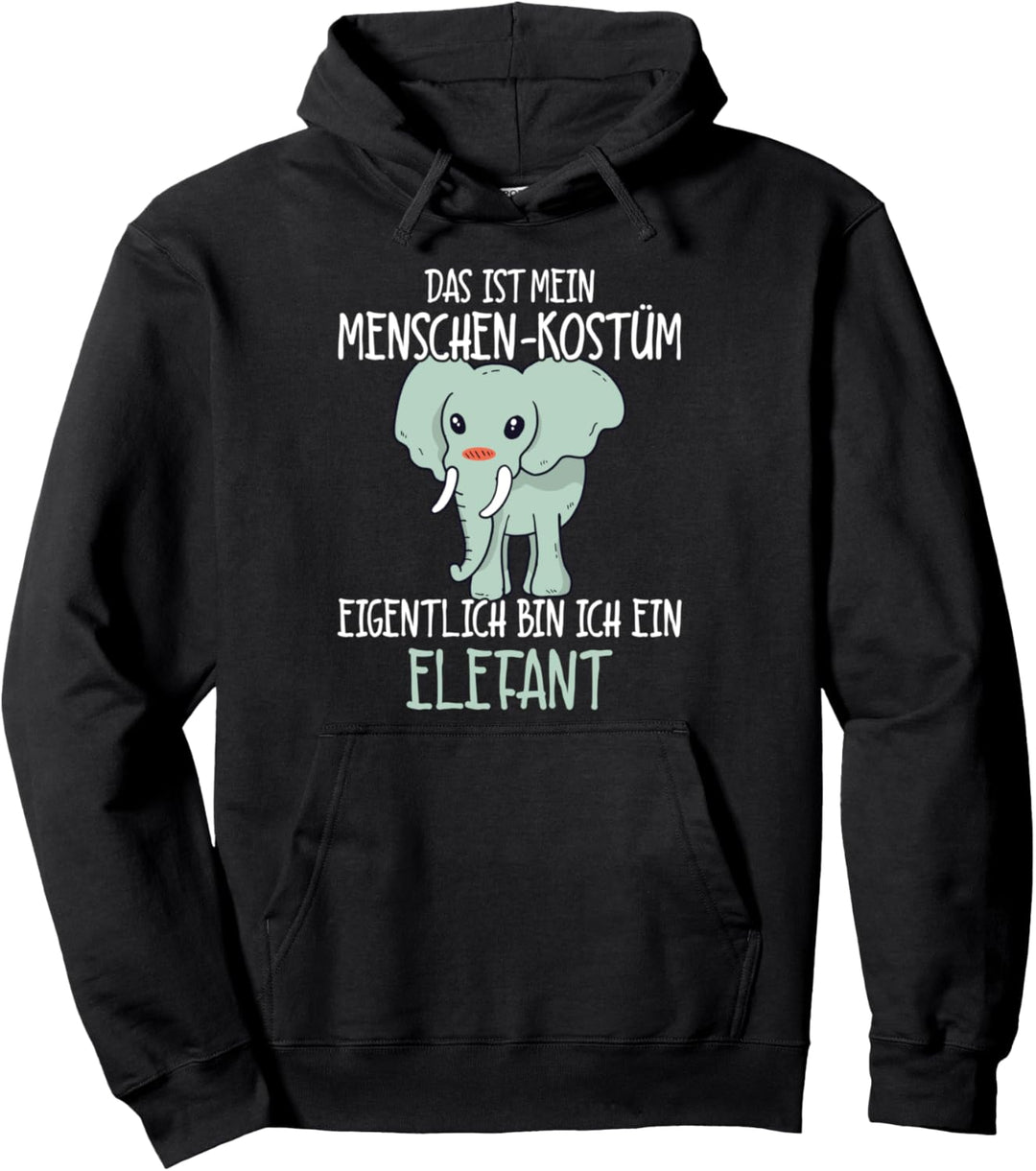 Elefant Kostüm, Karneval & Fasching, Menschen Kostüm Pullover Hoodie