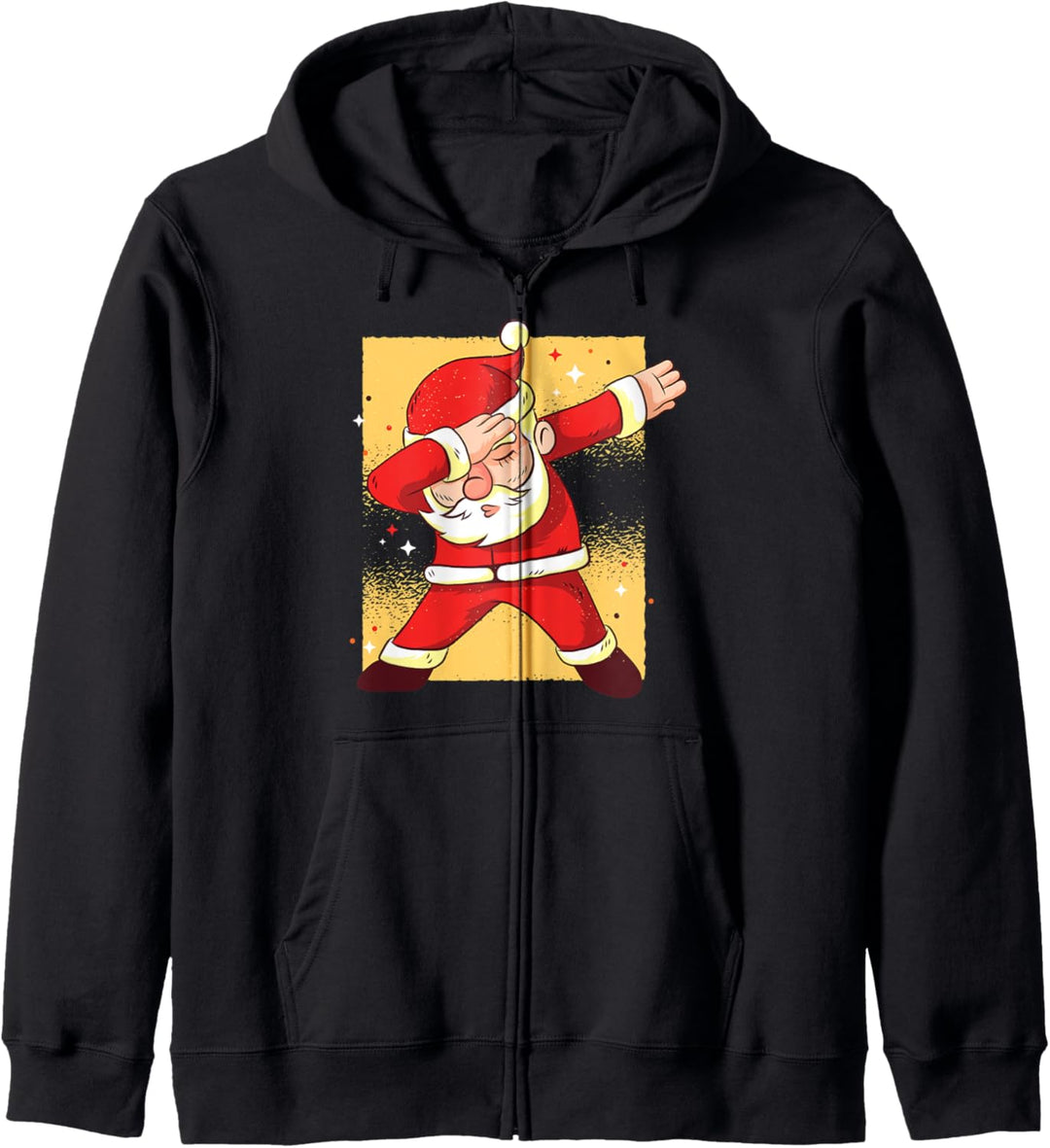 Weihnachtsmann beim Dabbing-Tanz Kapuzenjacke