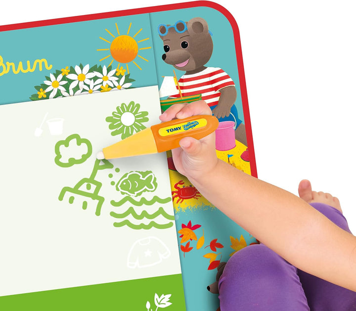 AquaDoodle Petit Our Brun, Wassermalteppich, Riesenmotiv