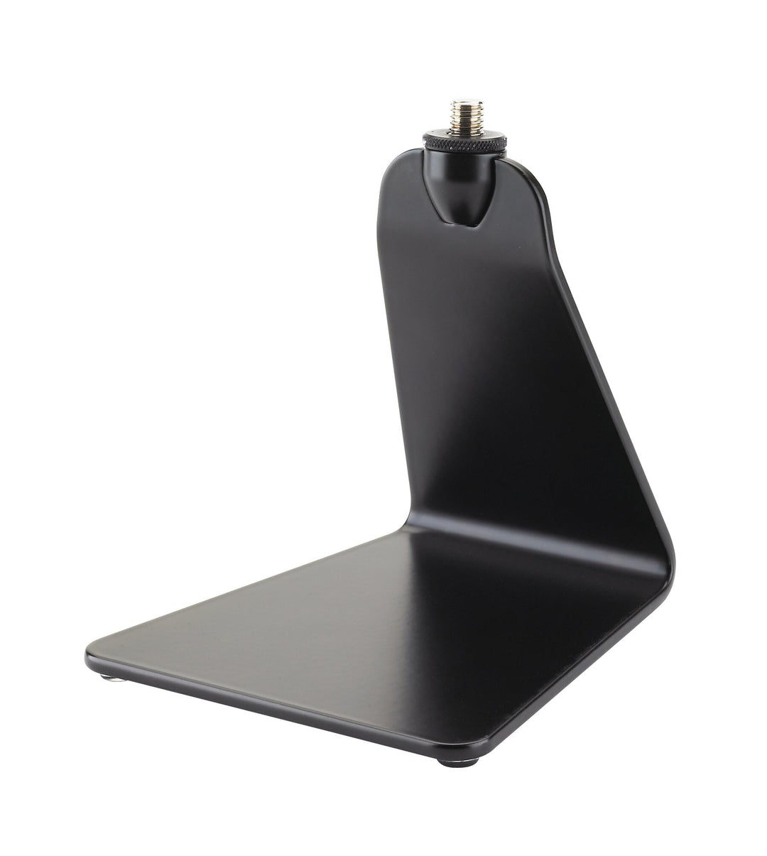 K&amp;M 23250 Design Mikrofon-Tischstativ - Schwarz, Stahl - 12,5 x 13 x 14,2 cm - 3/8“ Gewindeanschluss