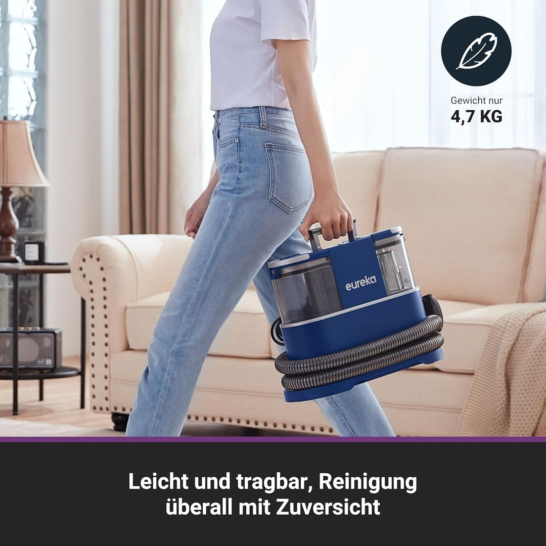 Eureka NEY100 Waschsauger, Teppichreiniger, Polsterreiniger | für Sofa, Vorleger, Polster, Auto | Na