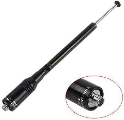 Dragon Trading NAGOYA NA-774 antenne SMA-F SMA-M Teleskop Dual Band UHF &amp; UKW
