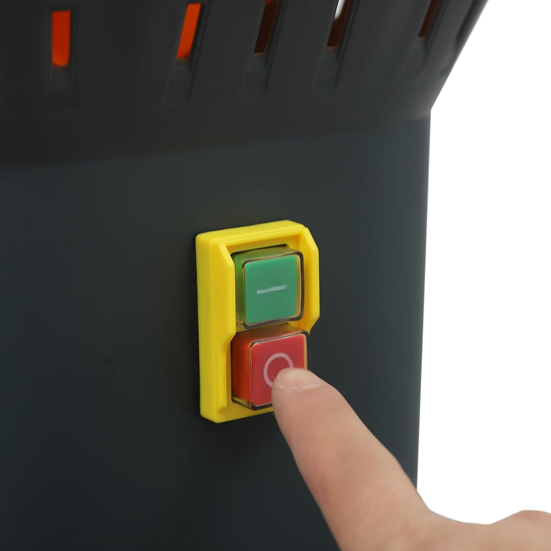 Getreidemühle Elektrisch Futter, 45L Elektrischer Maismühle Trockene mit 5 Siebe, Schrotmühle Grain