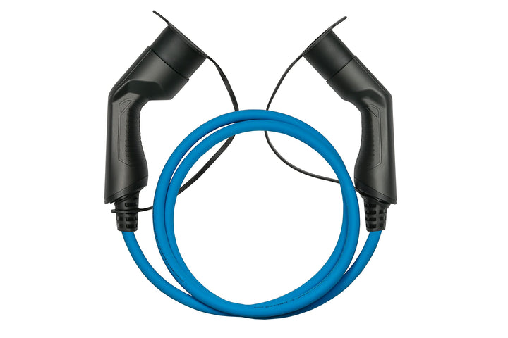 Kabelmeister Typ 2 Ladekabel | 5m - blau | 11 kW - für Elektro- und Hybridfahrzeuge - 16A | 3-Phasig