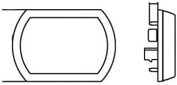 HELLA - Heckleuchte - Shapeline Tech - LED - 24/12V - Anbau/geschraubt - Lichtscheibenfarbe: transpa