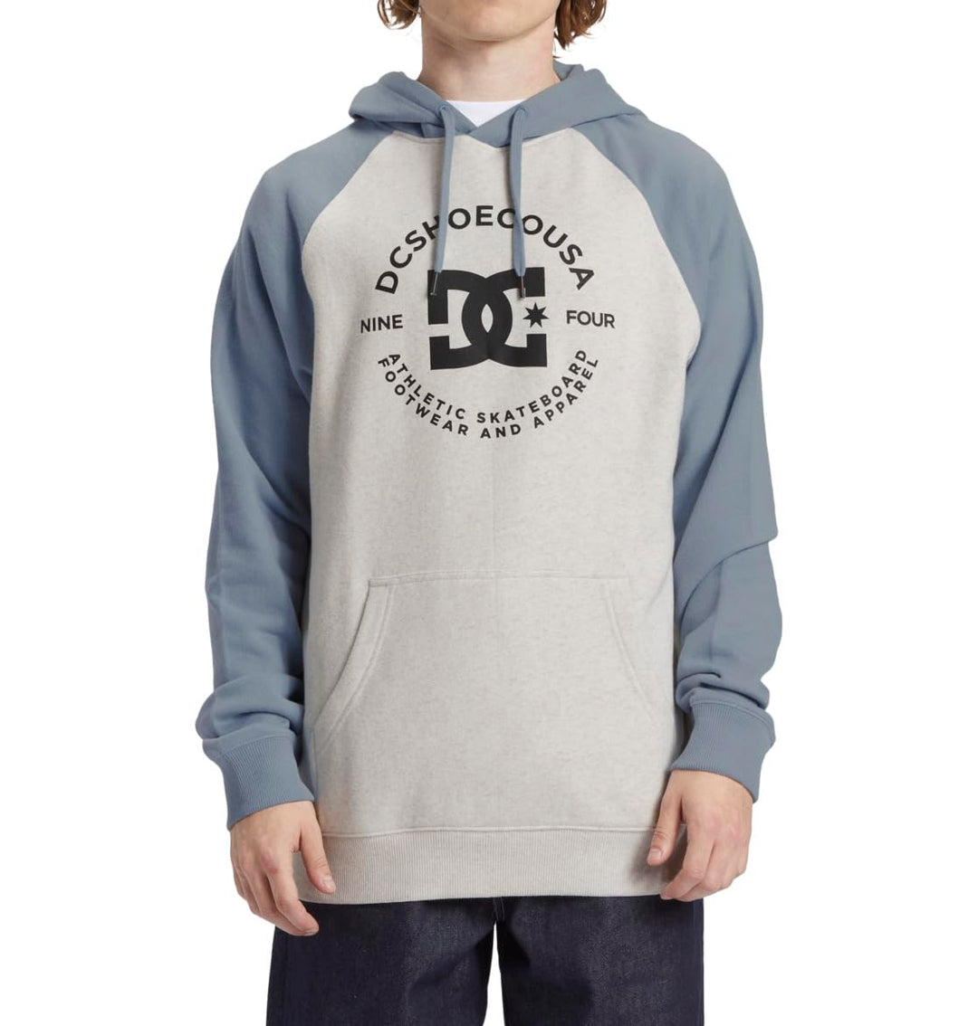 DC Shoes Herren Dc Star Pilot Raglan Ph Sweatshirt (1er Pack) M Snow Heather/Ashley Blue, M Snow Hea