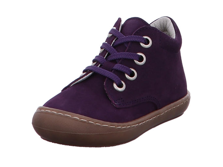 Däumling Mädchen Salli Sneaker, Country Aubergine