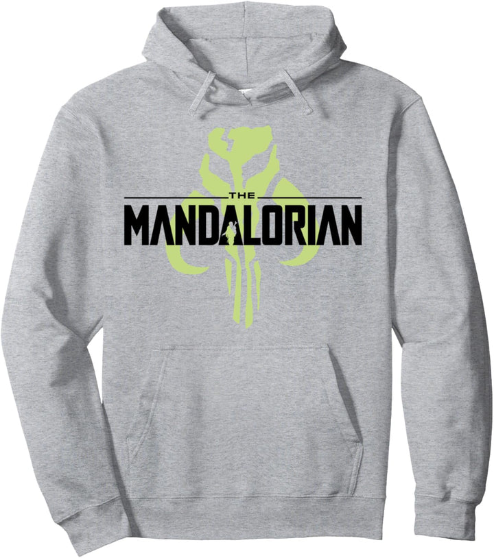 Star Wars The Mandalorian Neon Logo Pullover Hoodie