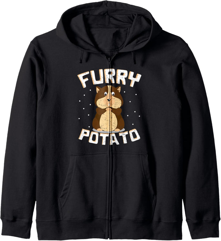 Meerschweinchen: Furry Potato - Haustiere Sprüche Kapuzenjacke
