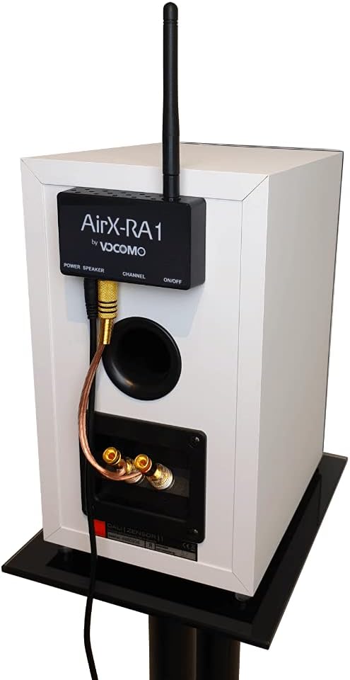 VOCOMO AirX-RearKit Hires Audio-Funksystem für Passive (Surround) Lautsprecher im 5.1 Heimkino