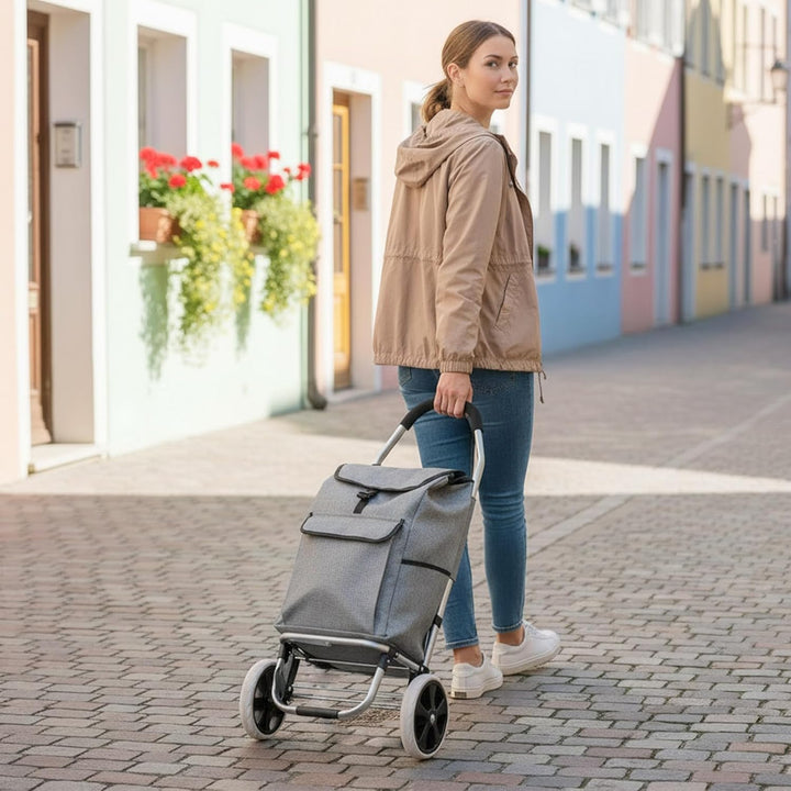 Faltbare Einkaufstasche Ersatztasche für Einkaufswagen,wasserdichte Oxford-Stoff Trolley Tasche mit