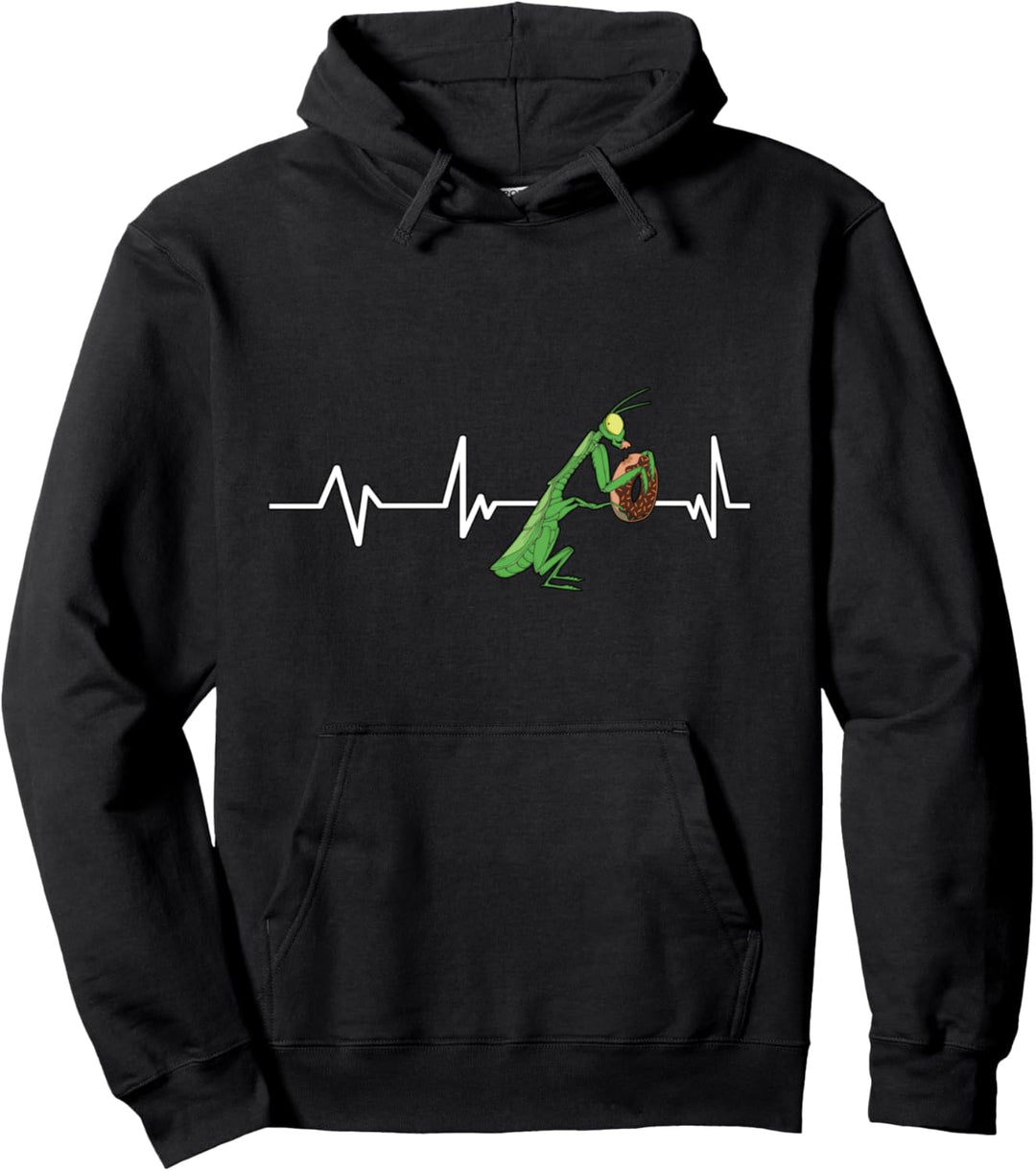 Donut Gottesanbeterin Herzschlag Geschenk Gottesanbeterin Pullover Hoodie