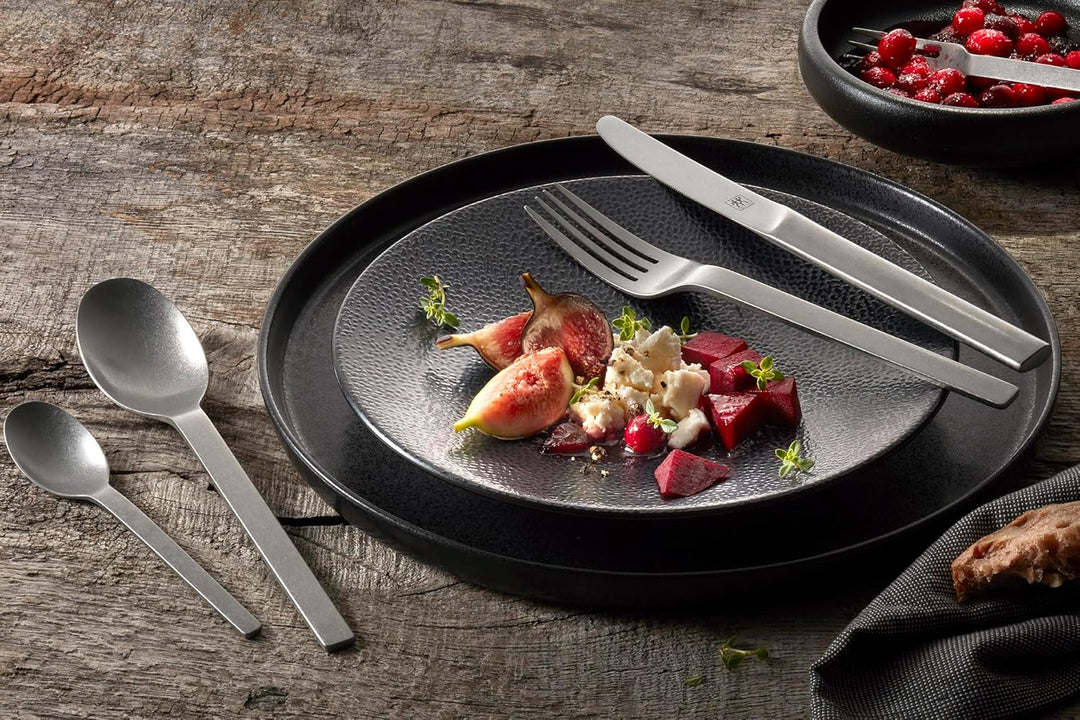 ZWILLING Minimale Vintage Besteckset 68-teilig, Für 12 Personen, Spülmaschinengeeignet, Edelstahl, G