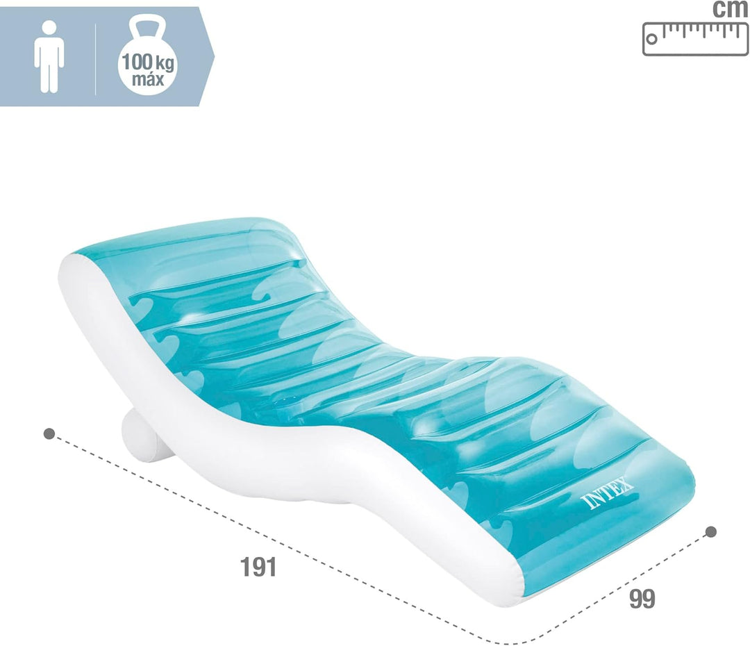 Intex Splash Lounge, unaufgeblasene Grösse: 191 cm x 99 cm (56874EU)