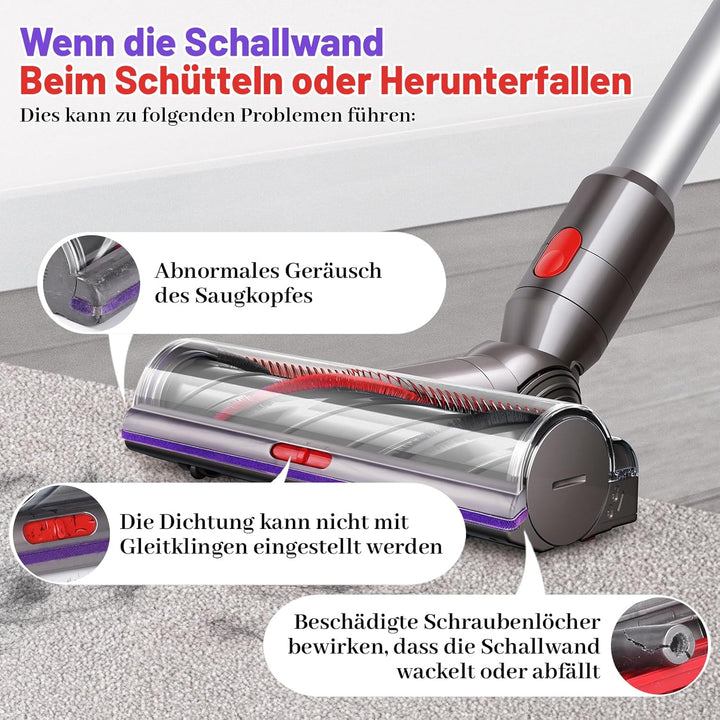 Ersatz für Schalter mit hohem Drehmoment Kompatibel mit Dyson V10 V11 V15 Vakuum-Motorkopf-Ersatztei