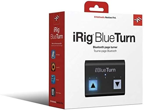 IK Multimedia iRig BlueTurn, Schwarz/Weiss Single, Single