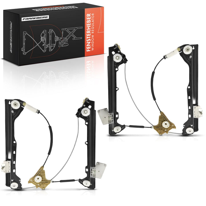 Frankberg 2x Fensterheber Elektrisch ohne Motor Vorne Links Rechts Kompatibel mit 3er Cabriolet E93