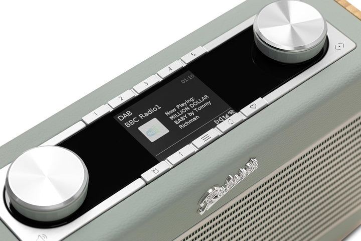 Rambler Max, tragbares Radio, DAB+/FM/Bluetooth/WiFi, Himmelblau