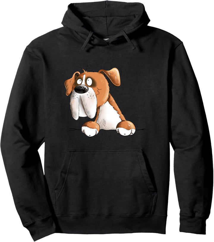 Deutscher Boxer Comic I Geschenk für Hunde Freunde Boxer Fan Pullover Hoodie