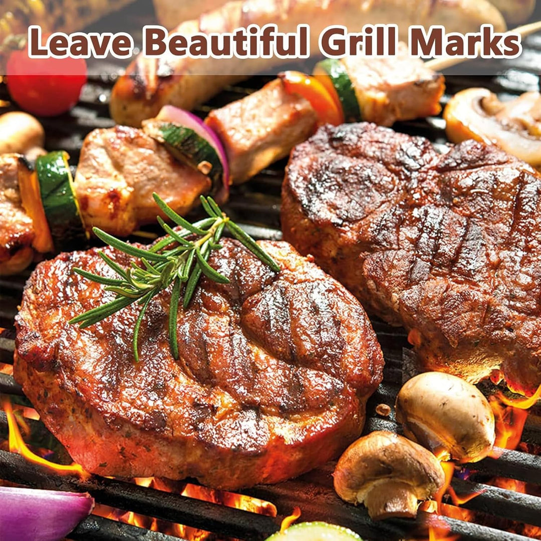 Denmay 38cm x 28.6cm Grillrost Gusseisen 7522 für Weber Spirit Classic E/S 200 210 (mit Seitlichen B