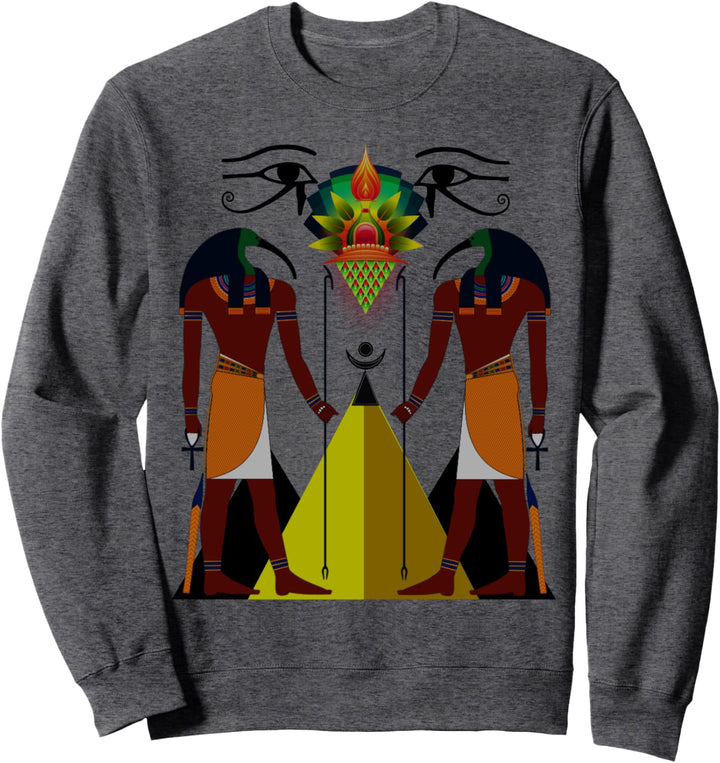Kemet Egyptian Mythological Modern Art Thoth Tehuti Sweatshirt