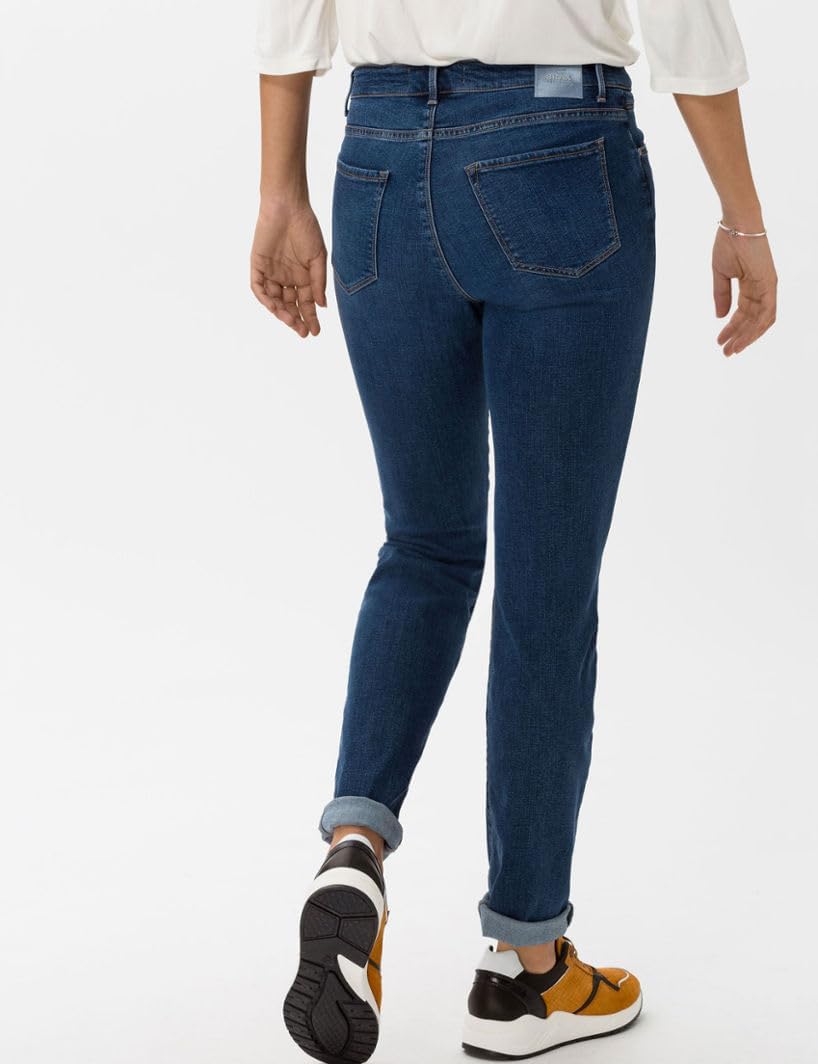BRAX Feel Good Hose im Skinny Fit Damen Röhrenjeans Slim Fit 36 Slightly Used Regular Blue, 36 Sligh