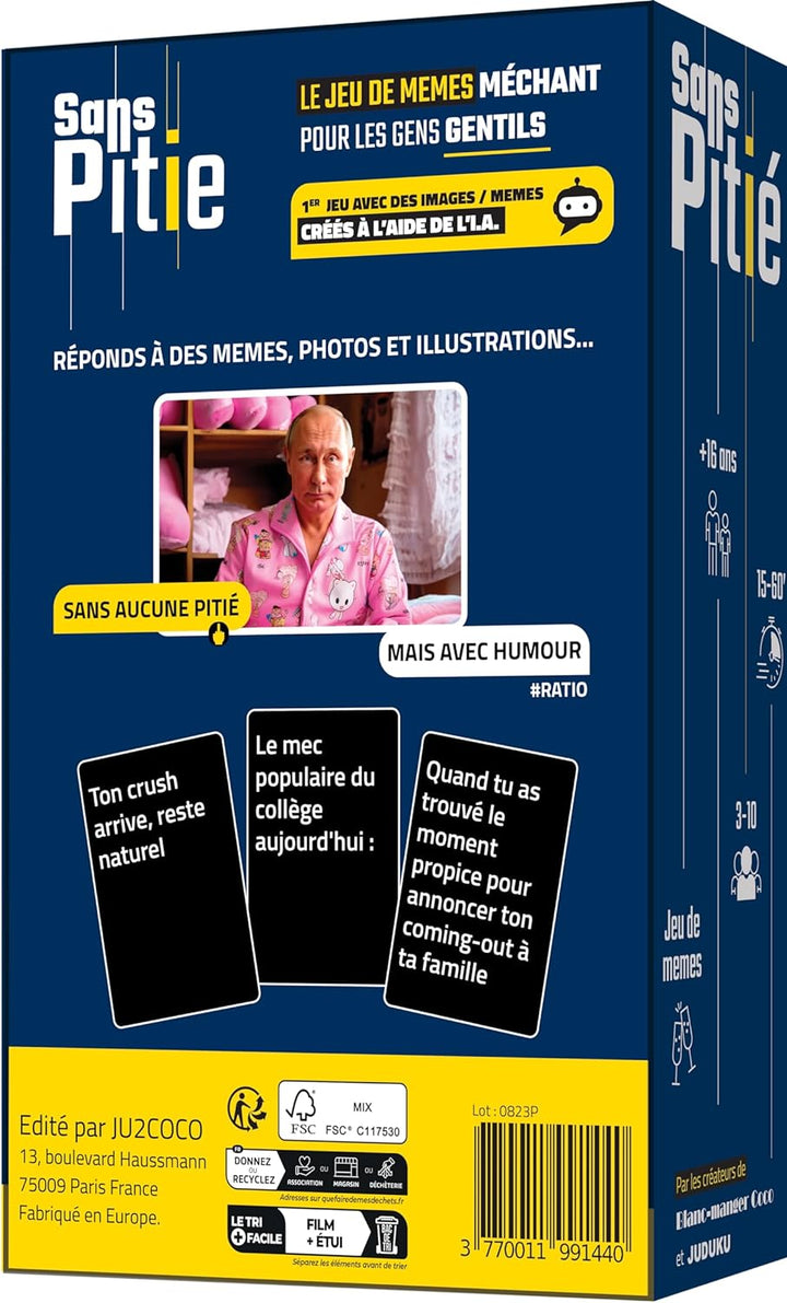 Sans Pitié Brettspiele La Big Pic – Special Edition Memes – von Blanc Manger Coco und Juduku – Abend