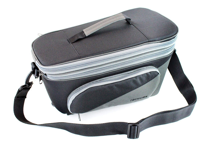 Racktime Unisex – Erwachsene Talis plus Gepäckträgertasche, schwarz, 1size Single, Single